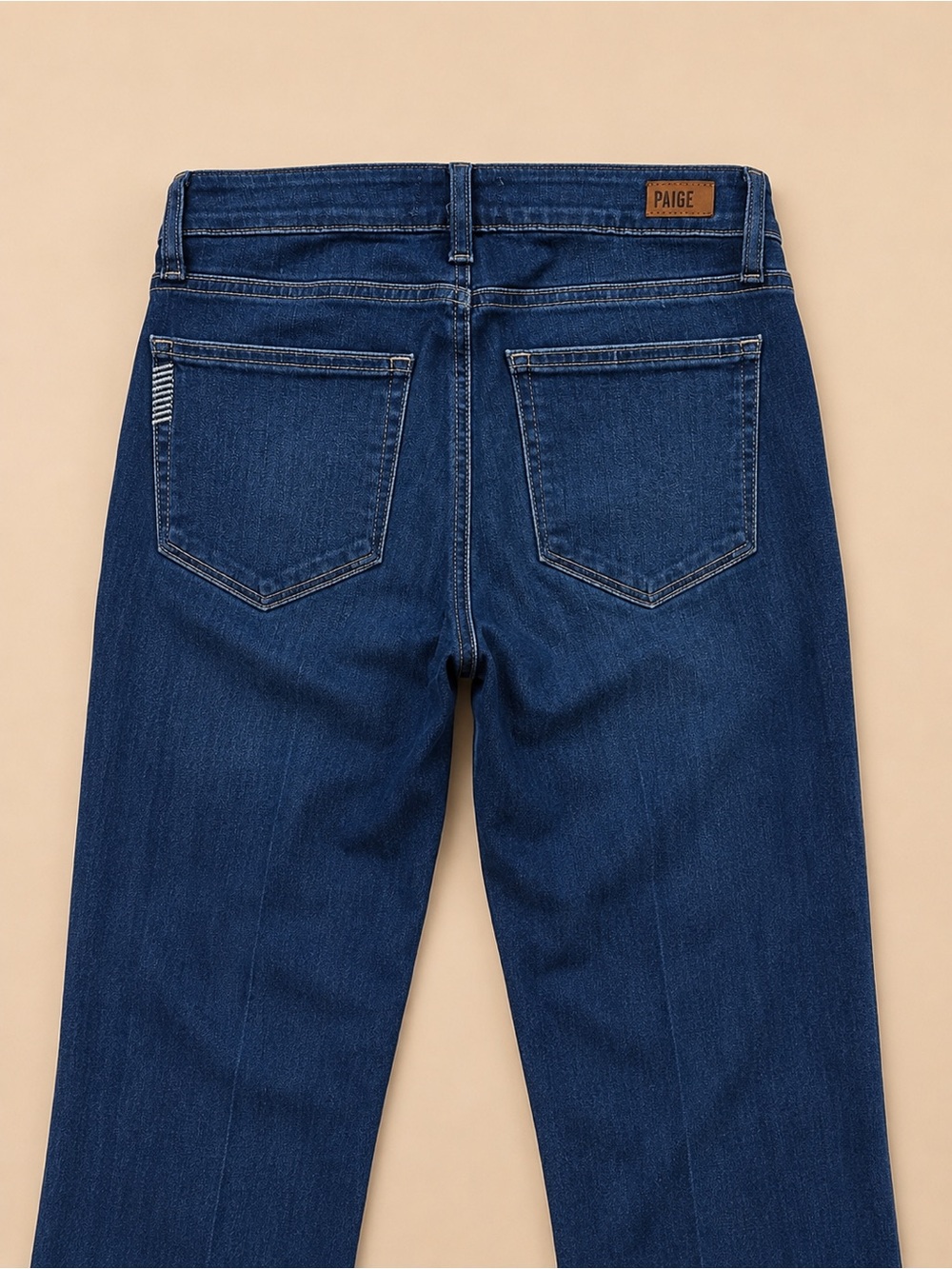 PAIGE Manhattan Bootcut Jeans Size 26 Medium Wash Stretch Denim - Picture 5 of 5